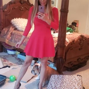bebe red dress